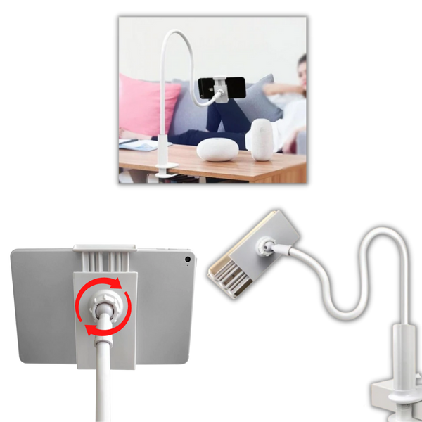 Adjustable Phone Holder With Flexible Design For Optimal Viewing Angle
