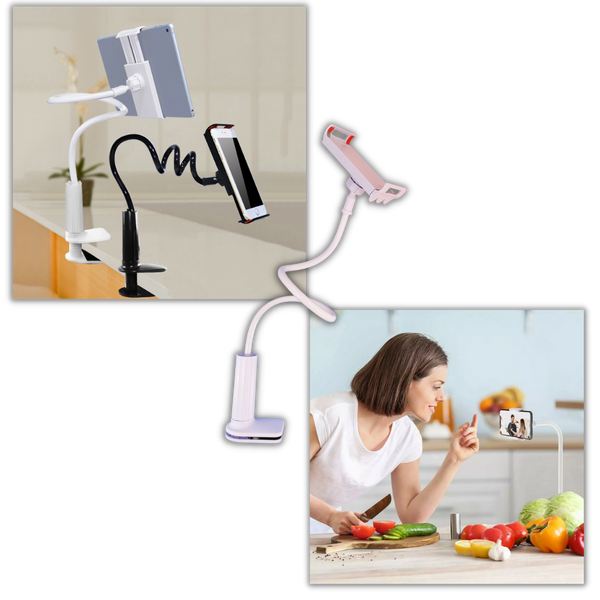 Adjustable Phone Holder With Flexible Design For Optimal Viewing Angle