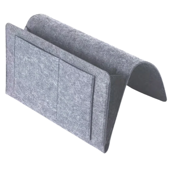 Non Slip Pocket Organizer For Bedside And Couch With Large Capacity