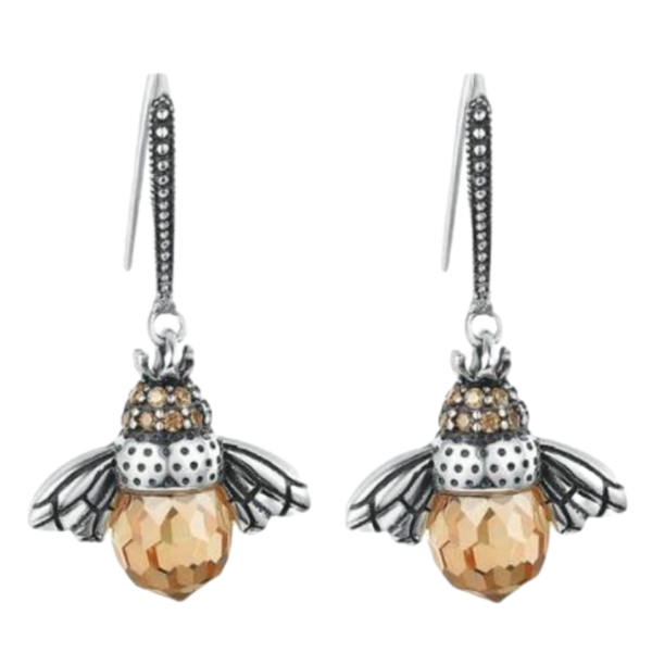 Bee Shaped Earrings Lightweight Durable Tarnish Free Everyday Wear