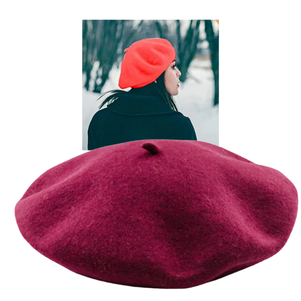 Women's Wool Beret Timeless Warmth For Everyday Elegant Style