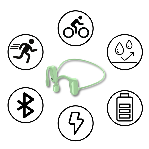 Bone Conduction Headphones Wireless Comfort With IPX5 Waterproof