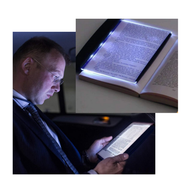 Compact LED Reading Light For Eye Comfort In Low Light Environments
