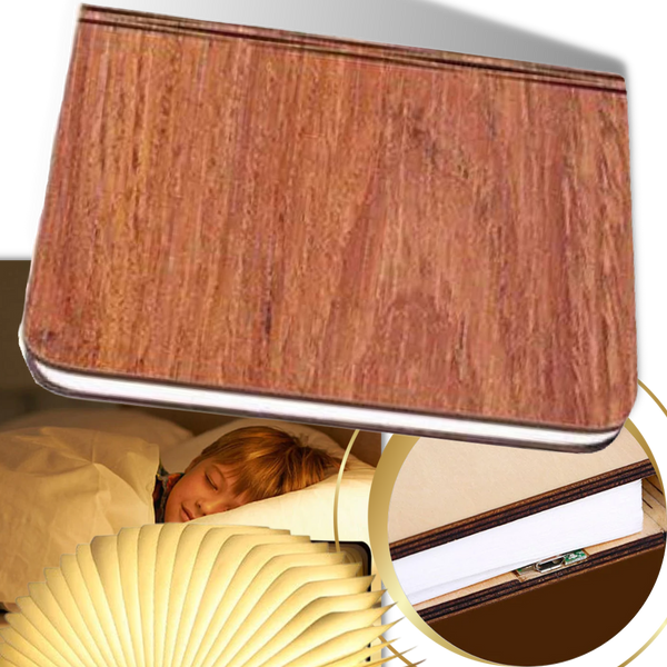 Premium Rechargeable Wooden Reading Lamp For Nighttime Reading