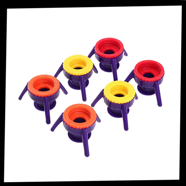 Bottle Stand Caps For Thick Liquids Reusable Dispensing Solution