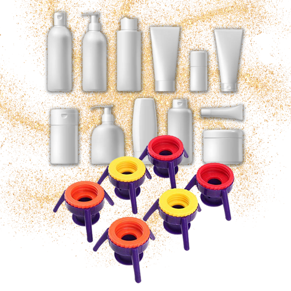 Bottle Stand Caps For Thick Liquids Reusable Dispensing Solution