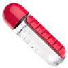 Premium Water Bottle With Integrated Pill Box For Easy Hydration On The Go