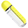 Premium Water Bottle With Integrated Pill Box For Easy Hydration On The Go