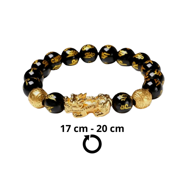 Obsidian Feng Shui Bracelet For Energy And Positivity Unisex