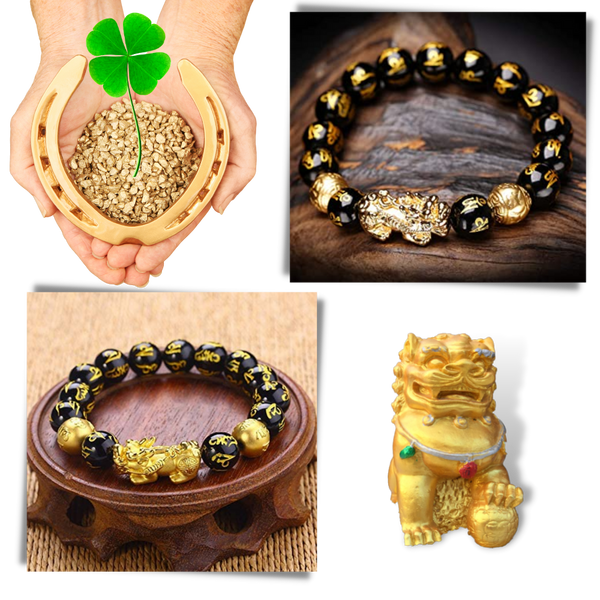 Obsidian Feng Shui Bracelet For Energy And Positivity Unisex