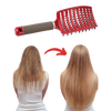 Natural Boar Bristle Hairbrush For Relaxing Scalp Massage