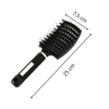 Natural Boar Bristle Hairbrush For Relaxing Scalp Massage