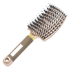 Natural Boar Bristle Hairbrush For Relaxing Scalp Massage