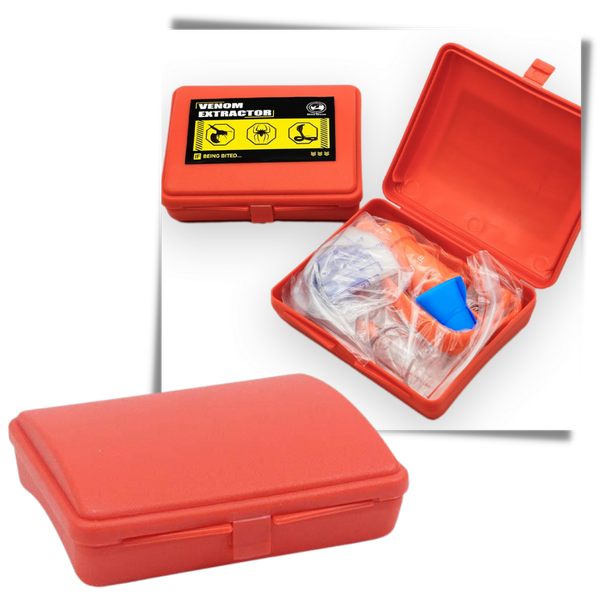 Essential Portable Venom Extraction Kit For Rapid Bite First Aid