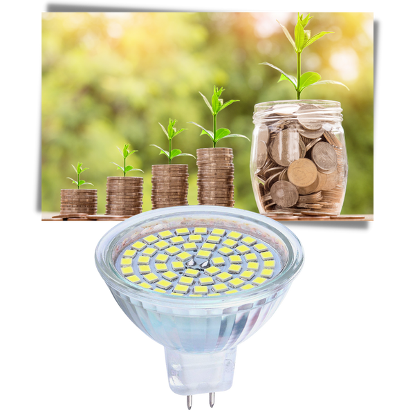 Energy Saving LED Light Bulbs Three Pack For Bright Home Lighting