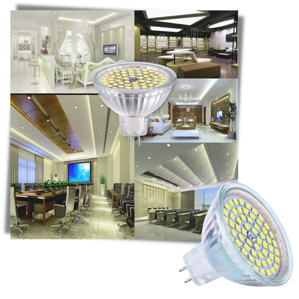Energy Saving LED Light Bulbs Three Pack For Bright Home Lighting