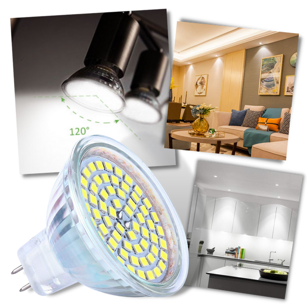 Energy Saving LED Light Bulbs Three Pack For Bright Home Lighting