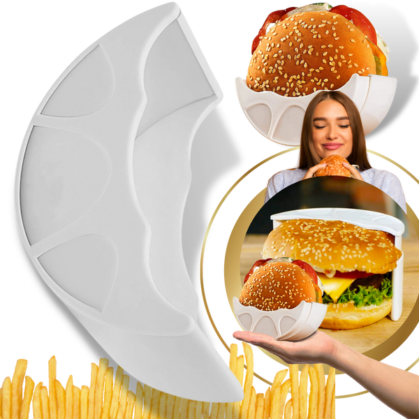 Stain Guard Burger Holder With Adjustable Food Safe Design