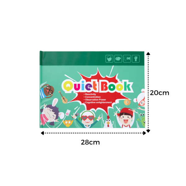 Montessori Learning Book Toy for Kids Develops Core Skills
