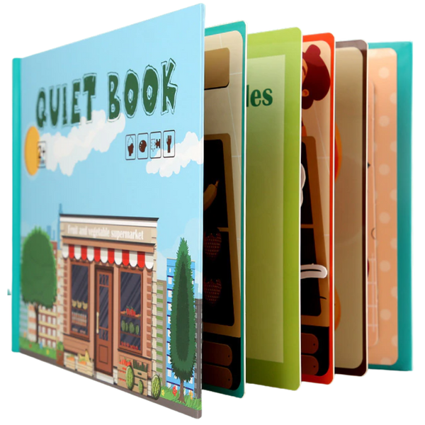 Montessori Learning Book Toy for Kids Develops Core Skills