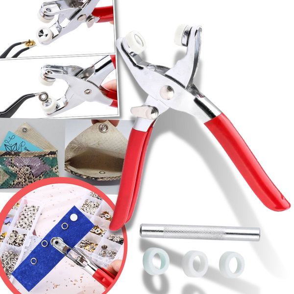 Easy Button Fastener Plier Kit For Versatile Sewing Projects