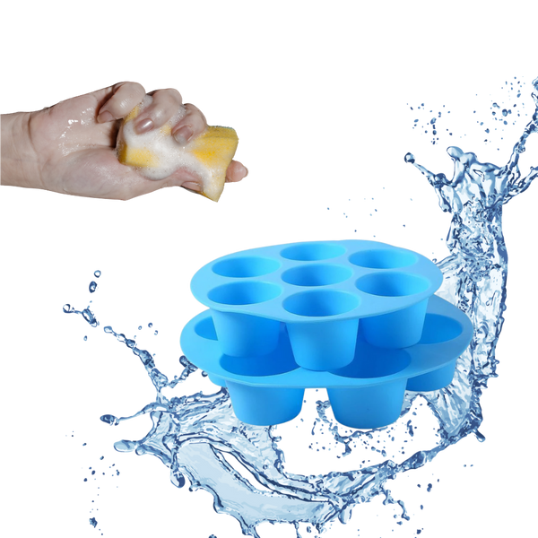 Nonstick Silicone Cupcake Tray For Easy Baking And Cleanup