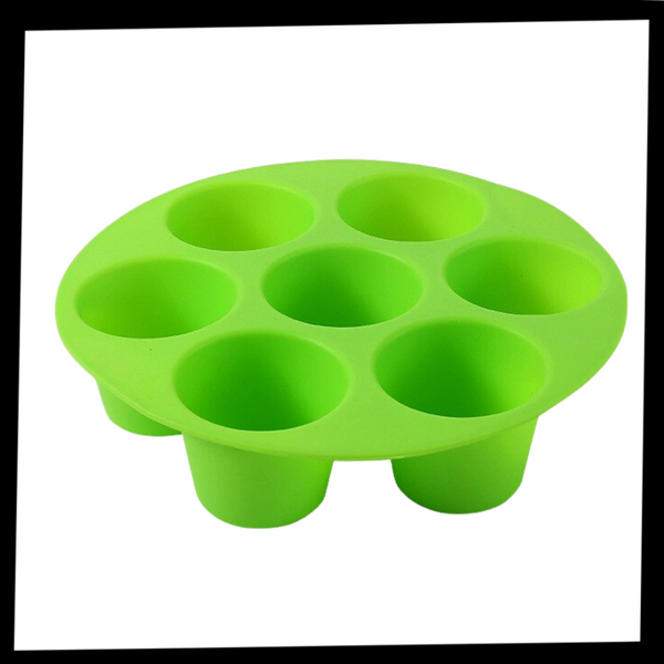 Nonstick Silicone Cupcake Tray For Easy Baking And Cleanup