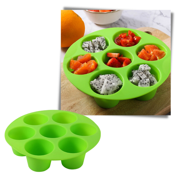 Nonstick Silicone Cupcake Tray For Easy Baking And Cleanup
