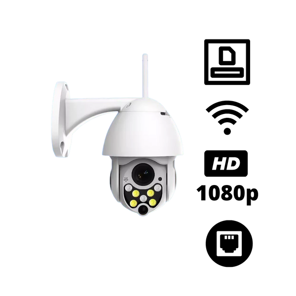 Weatherproof Wireless Security Camera With Night Vision And Two Way Audio
