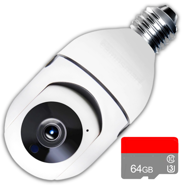 HD Camera Bulb for Remote Monitoring and Easy Installation