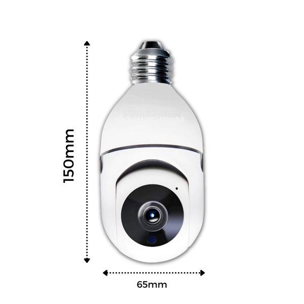 HD Camera Bulb for Remote Monitoring and Easy Installation