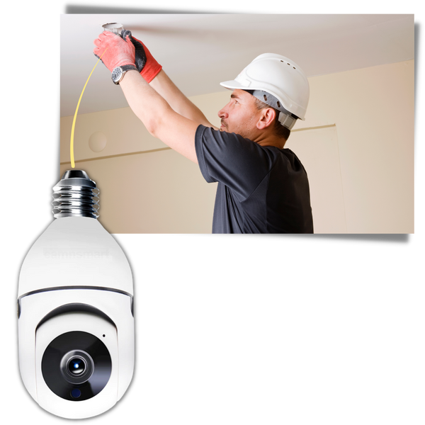 HD Camera Bulb for Remote Monitoring and Easy Installation