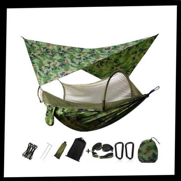 Waterproof Camping Hammock Tent With Bug Protection And Easy Setup