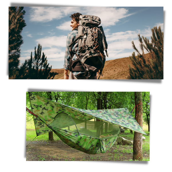 Waterproof Camping Hammock Tent With Bug Protection And Easy Setup