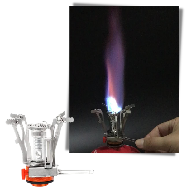 Compact Gas Camping Stove With Adjustable Flame For Easy Outdoor Cooking