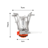 Compact Gas Camping Stove With Adjustable Flame For Easy Outdoor Cooking