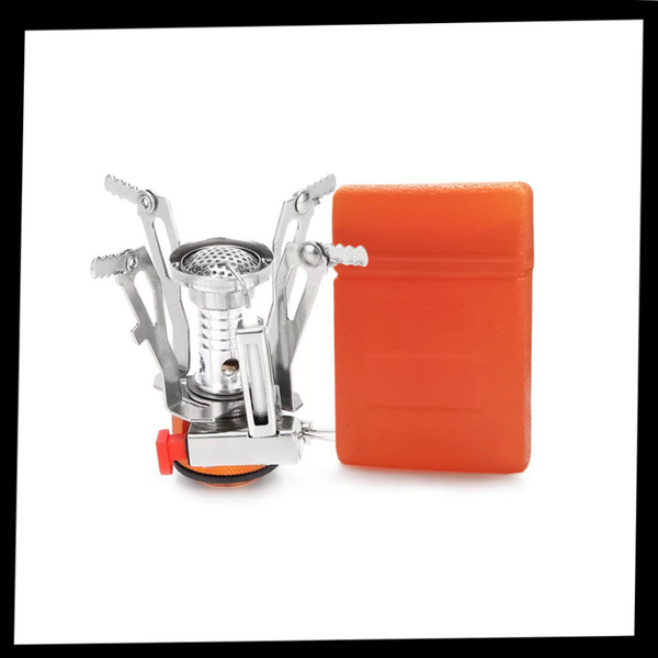Compact Gas Camping Stove With Adjustable Flame For Easy Outdoor Cooking