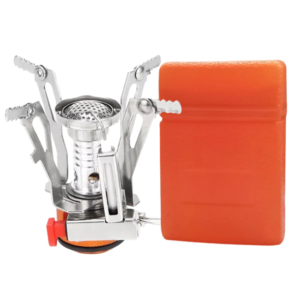 Compact Gas Camping Stove With Adjustable Flame For Easy Outdoor Cooking