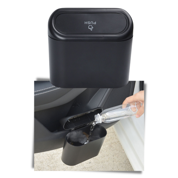 Waterproof Car Trash Bin For Clean Cabin And Easy Install