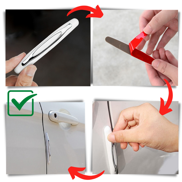 Four Pack Car Door Protection Strips Prevent Dings And Scratches