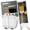 Adhesive Wall Mounted Cereal Dispenser With Dustproof Design