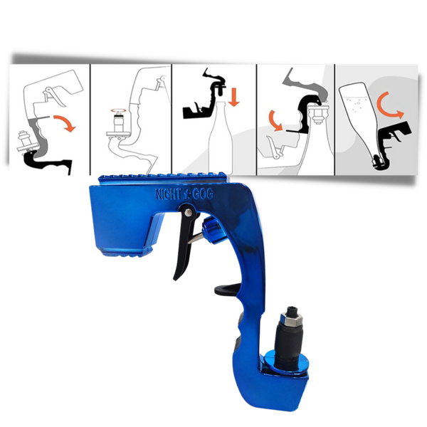 Champagne Sprayer Gun For Effortless Pouring And Party Fun