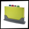 Premium Four-Piece Chopping Board Set With Holder For Easy Precise Prep