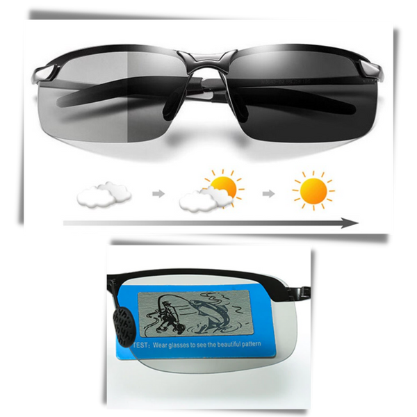 Premium Photochromic Sunglasses For Men With UV Protection