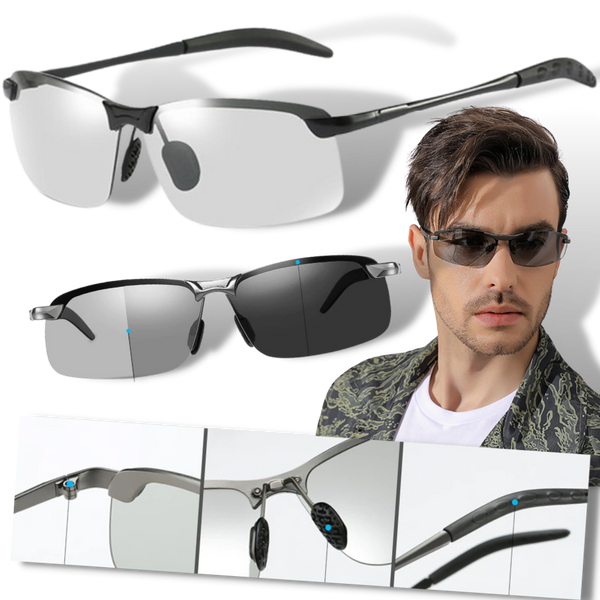 Premium Photochromic Sunglasses For Men With UV Protection