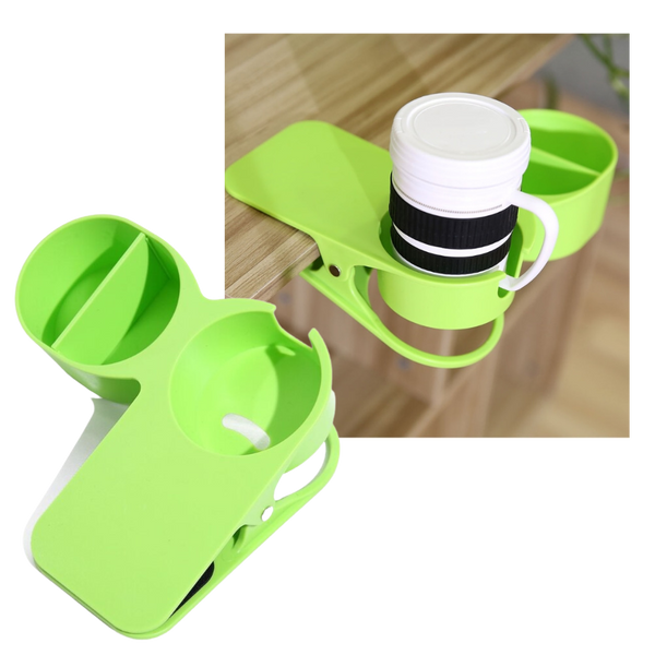 Premium Dual Cup Clip Carrier for Secure Travel Cups and Bottles