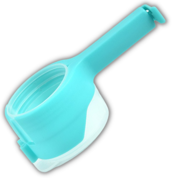 Two Pack Reusable Bag Clip With Lid Keeps Snacks Fresh And Airtight