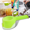 Two Pack Reusable Bag Clip With Lid Keeps Snacks Fresh And Airtight