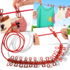 4m Stretch Camping Clothesline With Pegs For Quick Outdoor Drying