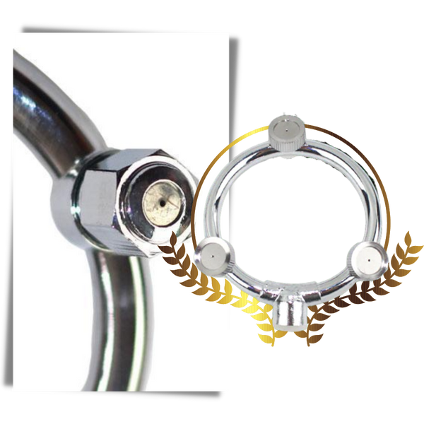 Triple Head Garden Watering Nozzle Delivers Efficient Spraying